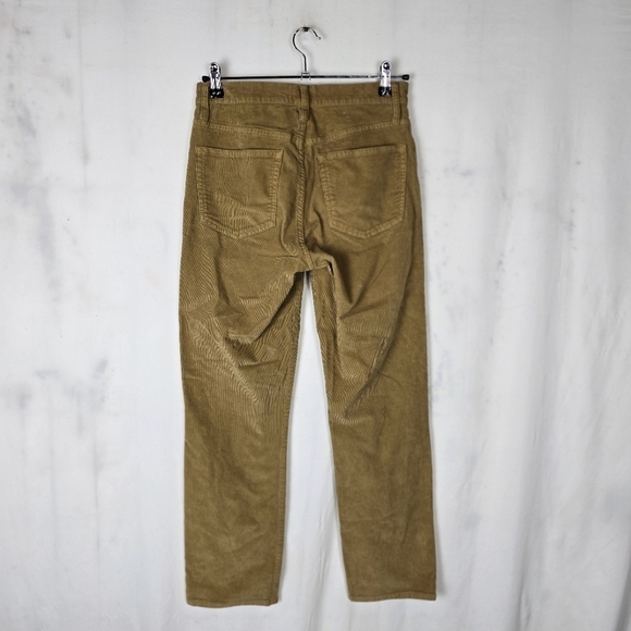 J. Crew Tan Corduroy Garment Dyed Vintage Slim Straight Leg Pants - Picture 3 of 7